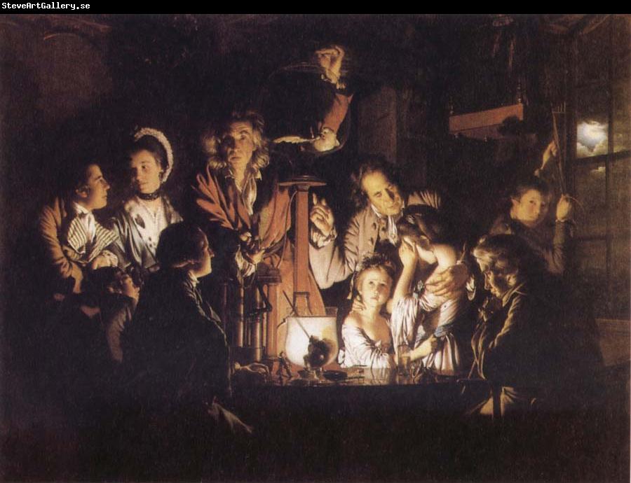 Joseph wright of derby Experiment iwth an Airpump